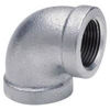 ¼ inch NPT threaded 90 deg galvanized elbow