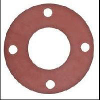 Red Rubber Gasket 1/16 thick for 2 ANSI class 150 flange