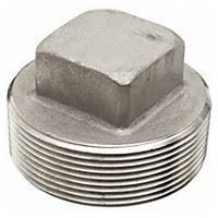 5 inch NPT galvanized malleable iron square head plug