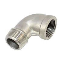 1/4" NPT Male x Female Street 90 Degree Elbow 304 Stainless Steel Fitting W/ Gus 