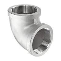 Class 150 1/2" NPT Female Stainless Steel 304 Pipe Fitting,90 Degree Elbow 