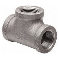 ¾ inch NPT Malleable Iron Straight Tee