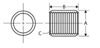 Picture of 3/4 inch class 150 merchant steel full coupling