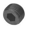 Picture of ⅜ inch NPT galvanized merchant steel hex head counter sunk plug