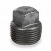 Picture of ¼ inch NPT galvanized merchant steel square head plug