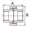 class 150 galvanized union drawing