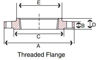 Picture of 10 inch Threaded Class 150 304 Stainless Steel Flanges