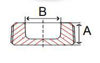 hex head countersunk plug drawing