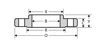 Picture of ½ inch Slip On Class 150 304 Stainless Steel Flange