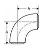 Picture of 1 ½ inch schedule 10 long radius 304 Stainless Steel 90 deg weld on elbow
