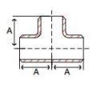 Picture of 1 inch 304 Stainless Steel Schedule 10 weld on Tees