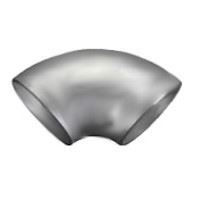 Picture of 1 ½ inch short radius schedule 80 304 Stainless Steel 90 deg weld on elbow
