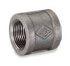 Picture of 3 inch NPT banded galvanized malleable iron full coupling