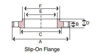 class 300 slip on flange line drawing