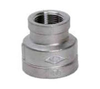Picture of 1-1/2 x 1 inch NPT 304 stainless steel class 150 reducing coupling