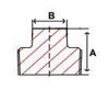 square head plug class 3000 forged stainless steel line drawing