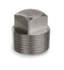 Picture of ¼ inch NPT Class 3000 Forged 304 Stainless Steel square head plug