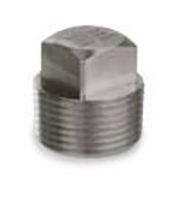 Picture of ¼ inch NPT Class 3000 Forged 304 Stainless Steel square head plug