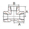 class 3000 forged carbon steel threaded straight tee