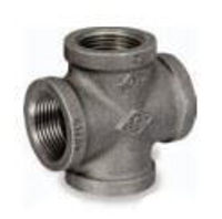 Picture of ½ inch NPT class 150 malleable iron cross