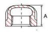 class 150 stainless steel threaded cap line drawing