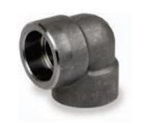 Picture of ¾ inch 90 degree forged carbon steel socket weld elbow