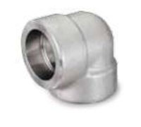 Picture of 1/8 inch 90 degree forged 304 stainless steel socket weld elbow