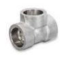 stainless steel class 3000 socket weld straight tee