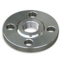 Picture of 1-1/2 x 1 inch class 150 carbon steel threaded reducing flange