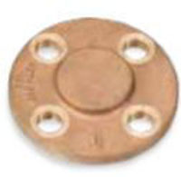 Picture of 6 inch NPT Threaded Class 150 Bronze Blind Flange