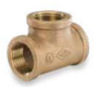 class 125 npt threaded bronze straight tee