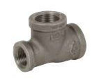 Picture of 2 x 2 x 1/2 inch NPT Class 150 Malleable Iron Reducing Tee 
