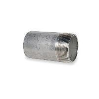 Picture of 1/8 inch NPT x 3 1/2 inch length TOE Schedule 80 304 Stainless Steel *** 2 TO 3 WEEK LEAD TIME ***