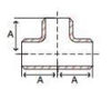 Picture of 12 inch 304 Stainless Steel Schedule 10 weld on Straight Tee