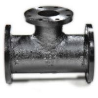 Picture of 2 inch Flanged Straight Tee in Ductile Iron