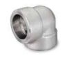 Picture of 1 inch 90 degree forged 304 stainless steel socket weld elbow - MADE IN USA