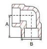 Picture of 1 inch 90 degree forged 304 stainless steel socket weld elbow - MADE IN USA